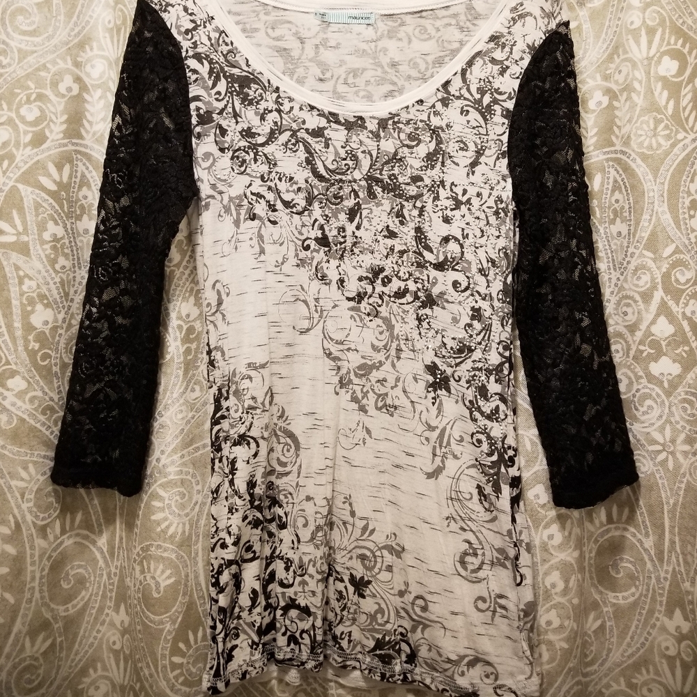 Black and White Tee